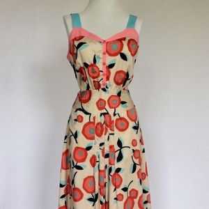 Colorful cotton floral Marc Jacobs sundress